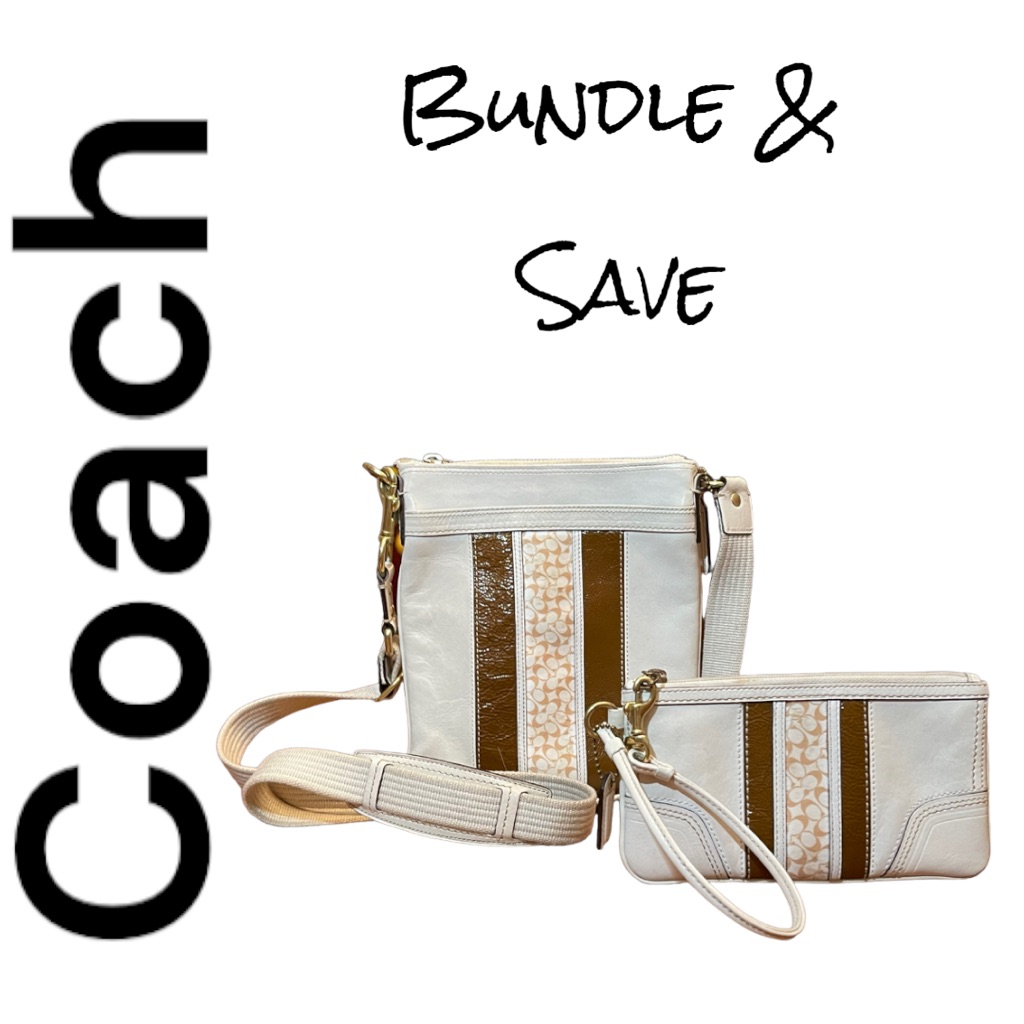 Coach 41042 Hampton Leather..Crossbody W/ Matching Wristlet